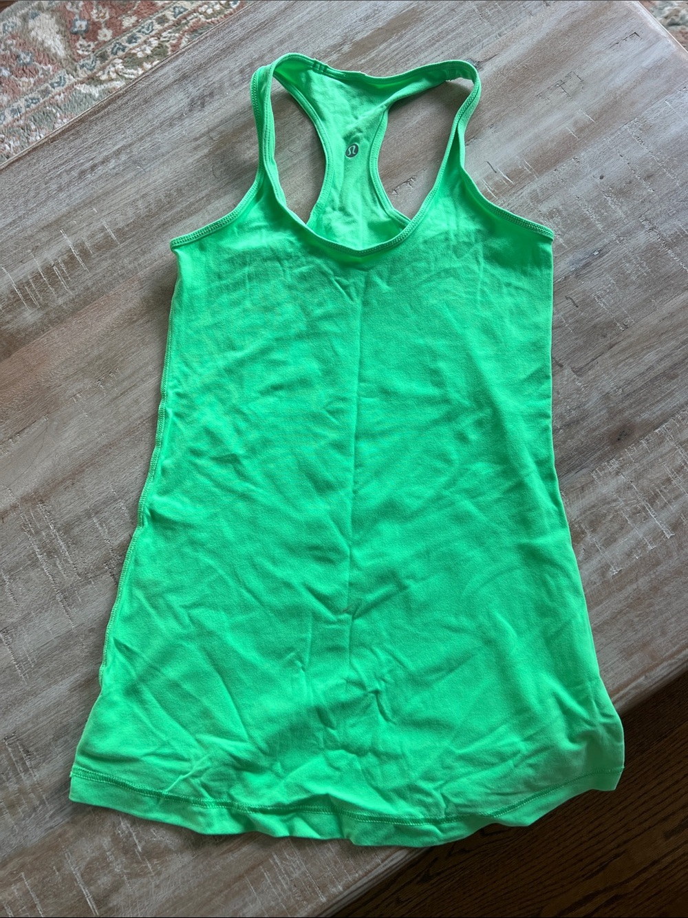 lululemon athletica Neon Green Racerback Tank - Picture 2 of 2